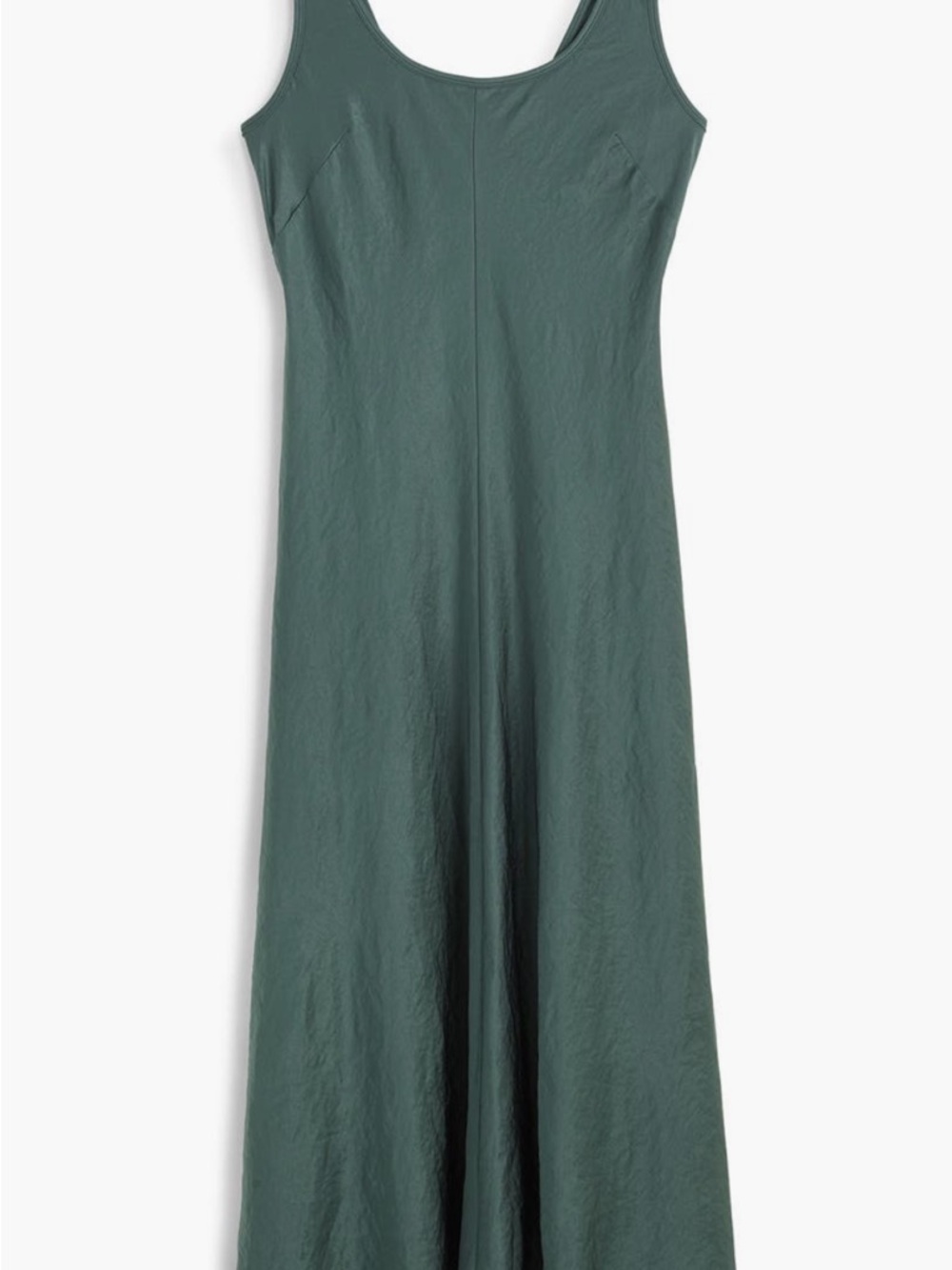 Madewell Forest Green Sleeveless Maxi Dress